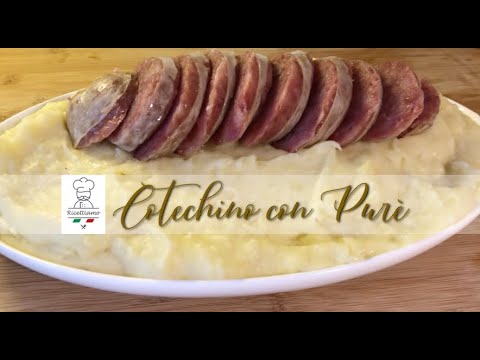 Cotechino con Purè - Video ricetta Ricettiamo