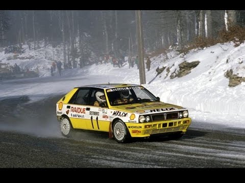 Rally Montecarlo 57° - Lancia Delta - Neve Dario Cerrato Racconta le strade Anno 1989