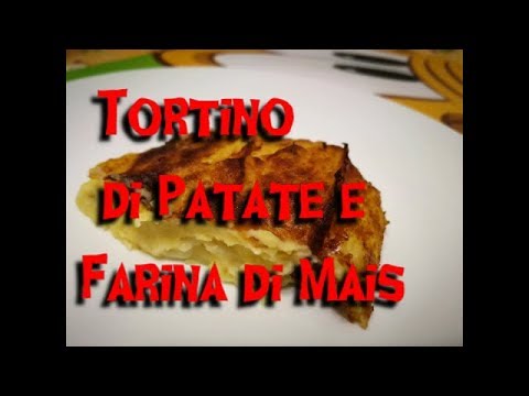 Tortino di patate e farina di mais ricette Bimby Tm6 Tm5 Tm31 Tm21 Thermomix