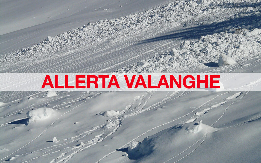 valanga allerta valanghe